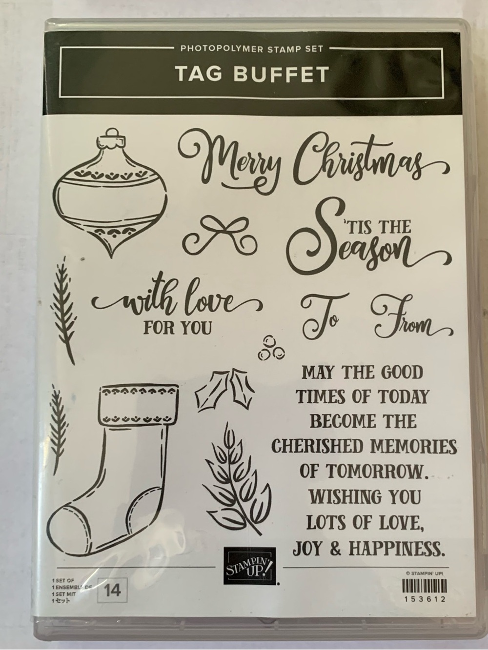 Stampin' Up! Tag Buffet Photopolymer Stamp Set